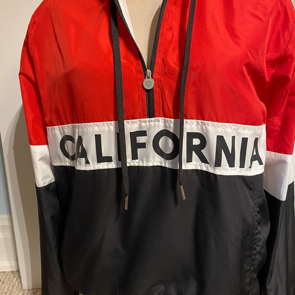 Red, black and white colour block Zara ‘’Wind breaker” size small. - Picture 4 of 6